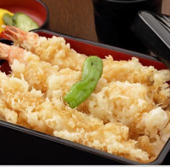 二八手打せいろそば付　海老天重せっと