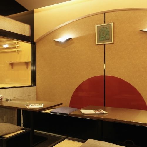 掘りごたつ席お靴はそのままでokです。