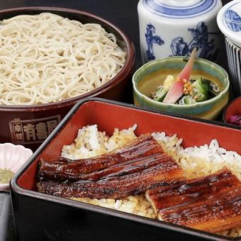 昼夜  うな重せいろ蕎麦御膳