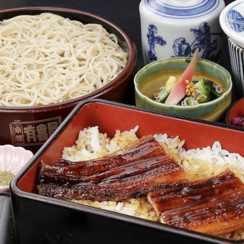 昼夜  うな重せいろ蕎麦御膳