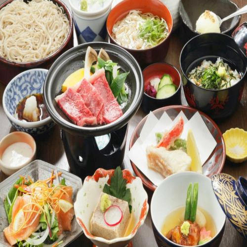 季節毎に旬の食材を使用した懐石料理をご準備♪