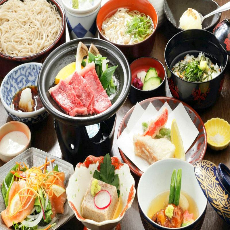 季節の食材を取り入れた四季を感じられるコースをご用意☆