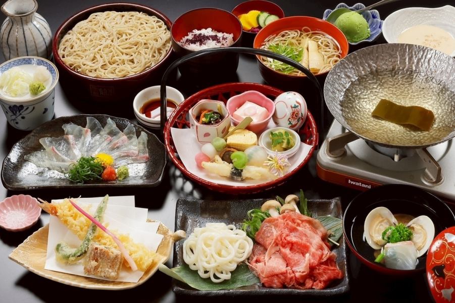 春の味覚 京蕎麦懐石『極み』 全8品 6980円(税込)