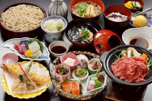季節の京蕎麦懐石『春うらら』 全8品 4580円(税込)