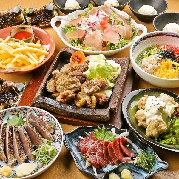 All-you-can-drink courseRobata course with plenty of Tenjin specialties