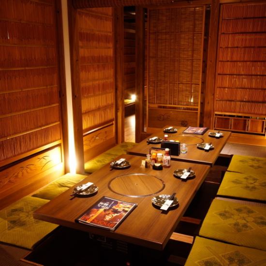 Private room with a door for 2 to 80 people! Enjoy a banquet in a calm atmosphere!