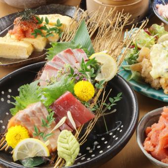 日～木曜日限定!!【必食】海鮮盛り沢山コース!料理7品+飲み放題120分3500円!【姫路・個室】