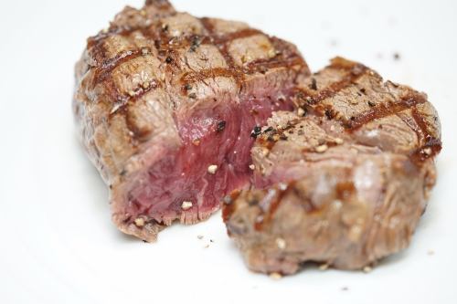 Stone-grilled beef fillet steak