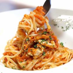 藍蟹番茄奶油義大利麵