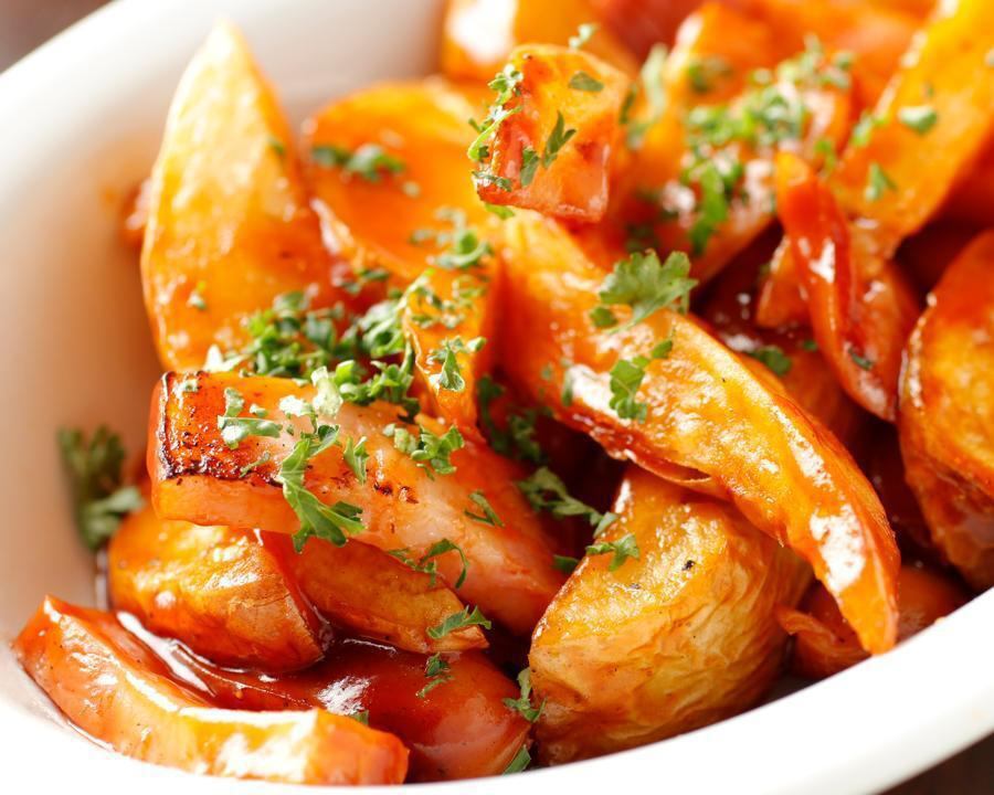 1975年創業当時からのメニューBFFT bacon、frankfurt、friedpotato、tomatosauce