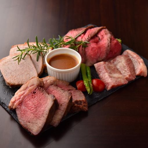 Spring BBQ limited to 3 hours on weekdays! 11-item beer garden course with Wagyu sirloin steak [5,000 yen excluding tax]