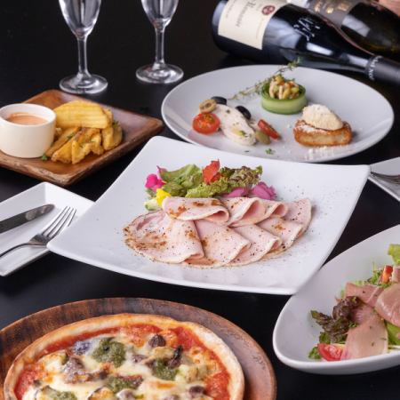[Best value for money♪] 2 hours of all-you-can-drink included ◎ Casual course (8 dishes) to enjoy Italian food at a reasonable price