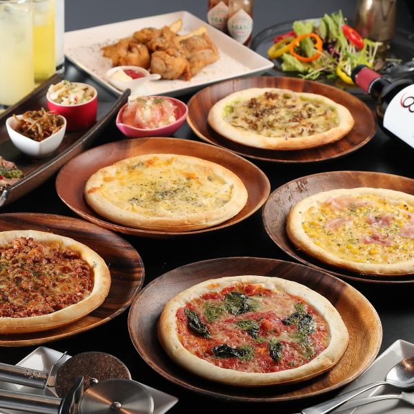[No. 1 in repeat customers] Original pizza all-you-can-eat course ★ 4,500 yen (tax included) ♪ Non-stop service until you're full
