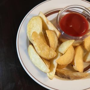 French fries with truffle flavour