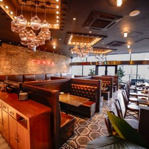 Perfect for private parties of 50-130 people! A stylish space equipped with a projector, it can also accommodate up to 130 people for standing receptions.Perfect for wedding receptions and large-scale events! (Namba/Italian/Lunch/Dining Bar/Stylish/Pasta/Wine/Terrace/Private Room/Date/Birthday/Surprise/Girls' Night Out/Private Rental)