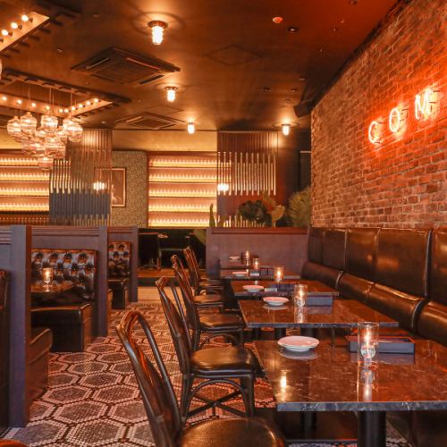 落着いた空間でおしゃれなランチを