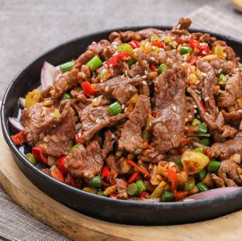 鉄板牛肉