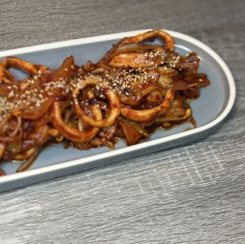 辣醬炒魷魚
