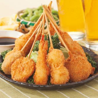 【120分飲み放題付】串カツコース全8品4000円（税込）