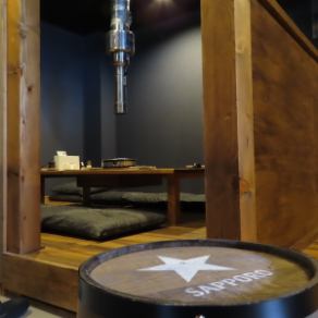 천천히 편안한 다다미 방 개인실은 6명까지 가능.【#홋카이도 #아사히카와