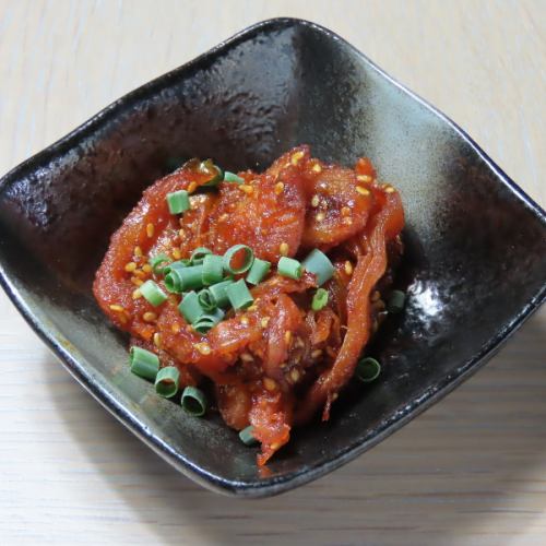 【안주】사키이카 김치