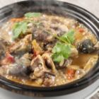 Soft-shelled turtle simmered in soy sauce