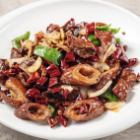 Crispy and fragrant stir-fried pork offal