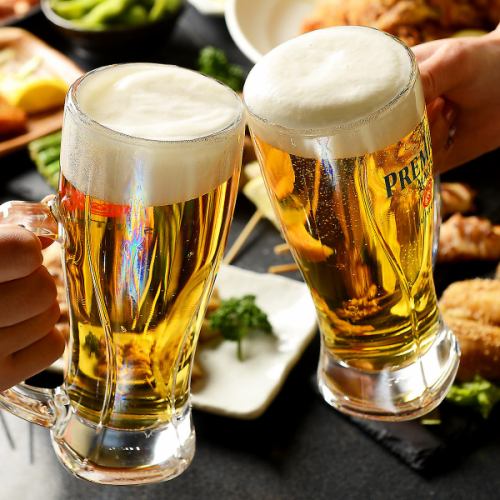 All-you-can-drink Premium Malts 1500 yen
