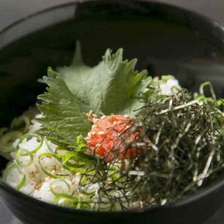 お茶漬け（明太子・鮭・梅）　各