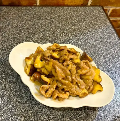 椎茸と豚肉炒め