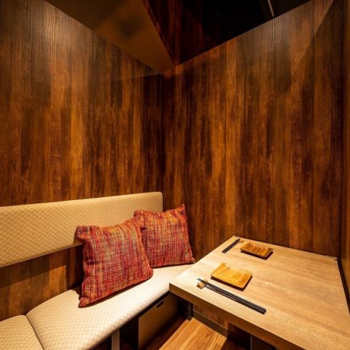 個室●2人きりの空間で周囲を気にせずお食事を堪能可能です！