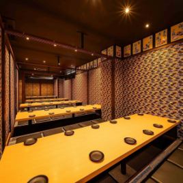 幹事様必見！広々と20名~最大60名様まで◎時間帯・人数・コースなどお気軽にご相談下さい！お得なクーポンと合わせてご利用に◎※お席の写真はイメージになります。