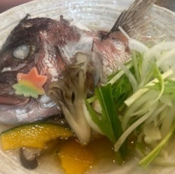 鯛の兜蒸し