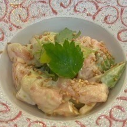 サーモンとアボカドのマヨネーズ和え