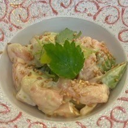 サーモンとアボカドのマヨネーズ和え