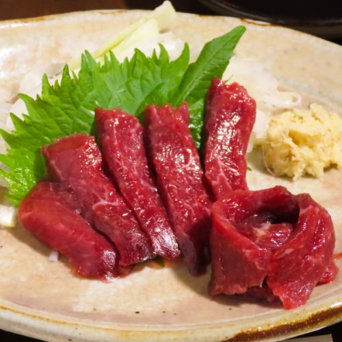 熊本県産直送の馬肉料理♪