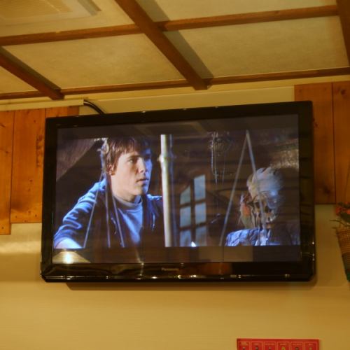 Large screen TV / DVD screening OK