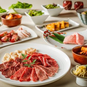 ねぎタン塩、和牛カルビなど定番焼肉が楽しめる♪宴会にもおすすめ～にぎわいコース～
