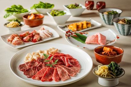 ねぎタン塩、和牛カルビなど定番焼肉が楽しめる♪宴会にもおすすめ～にぎわいコース～
