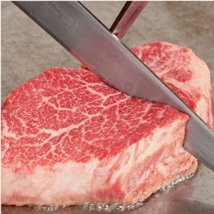 【ランチ】黒毛和牛シャトーブリアンステーキランチ　100g　5,200円