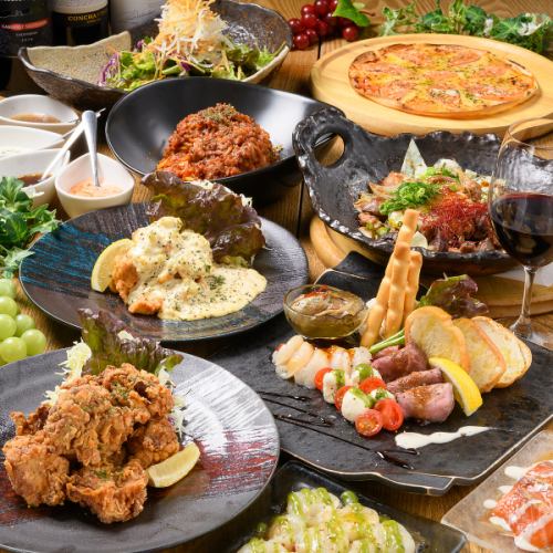 [90 minutes with all-you-can-drink] Popular a la carte course 3500 yen