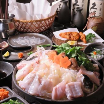 ~Fugu full course~ [9,900 yen]