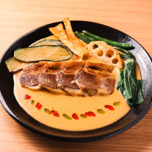 ★牛のピーナッツカレー