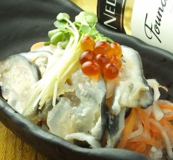 冰頭（三文魚軟骨用醋醃製）和岩魚 namasu
