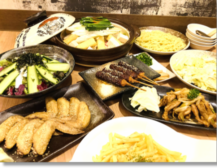 Banquet course with all-you-can-drink 8 dishes ¥4,500