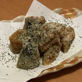 かぼちゃのチーズ竜田揚げ