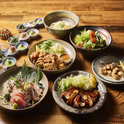 [Mie's B-class gourmet plan] <2 hours all-you-can-drink included> Yokkaichi tonteki, Ise udon, and other 8 dishes for 6,000 yen (tax included)