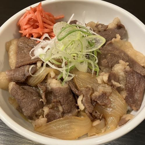 十勝和牛カルビ　牛すき焼き丼