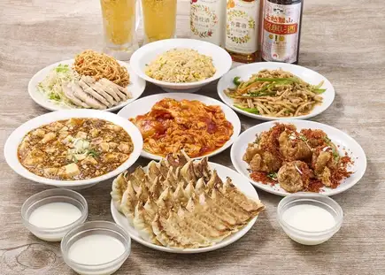 [Most Popular] All-you-can-eat original pan-fried dumplings, loved for 60 years since our founding! [Classic Chinese Course] 2-hour all-you-can-drink included for 5000 yen