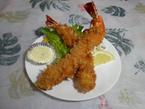 Fried shrimp medium/large